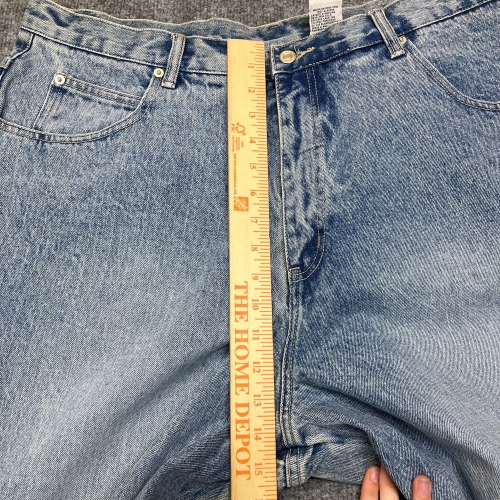 Xhilaration Flare Jeans Women's 22W Blue Cotton Denim Pockets Zip Fly - 39X31 - Picture 4 of 11